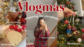 VLOGMAS 2024 / Christmas preparations: pieczenie ciastek \u0026 ubieranie choinki🎄🍪