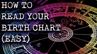 HOW TO READ YOUR BIRTH CHART (EASY FOR BEGINNERS)💫🔮