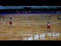 ★ソフトテニス　全日本インドア選手権2012　女子　準決勝　杉本・森原（東芝姫路）ー佐々木・大庭（ntt西日本広島）