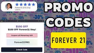 Forever 21 Promo Code 2026: Get $100 OFF + Working Forever 21 Coupon Codes & Discount Codes
