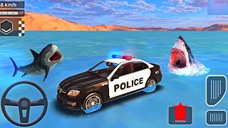 Police Car VS Shark - Police car chase - Cop Simulator- Best Android IOS Gameplay