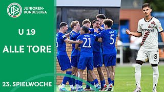 HERTHA gewinnt Topspiel, Leverkusen & Schalke patzen! | Alle Tore A-Junioren Bundesliga Woche 23