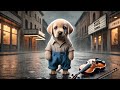 A Cute puppy how learn playing violin 🎻| Emotional story | FurryAi Whelp