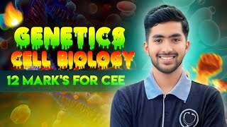 GENETICS & CELL BIOLOGY  in ONE SHOT Class For CEE | 20 MARKs For CEE | Enroll in RRR2 To Complete