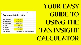 Tax Insight Calculator - Demo