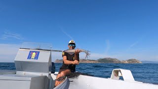 🎣🦑🦑# PESCO CALAMAR GIGANTE CON MI NOVIA🎣🦑🦑# 60 CALAMARES A JIGGING EN GALICIA