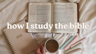 HOW I STUDY THE BIBLE (Updated as a Mama) | Bible Journaling, Bible Study Tools, Quiet Time Tips