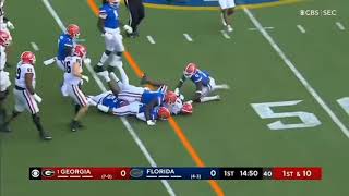 Zamir White 2021 CFB Game Highlights vs Florida | CR Highlights