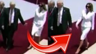 Melania Trump Slaps Away Donald’s Hand