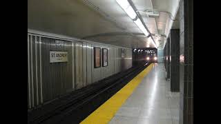 T1 TTC Subway Train Arriving at St. Andrew Station (September 2005)