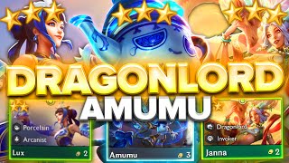 *NEW META* DRAGONLORD AMUMU COMP IS FREE LP!!! | Teamfight Tactics Set 11 Ranked