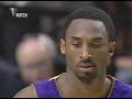 kobe bryant 2002 1st round gm3 full highlights vs blazers 25 pts clutch