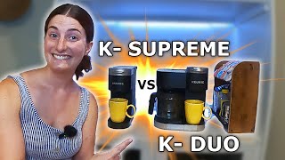 KEURIG Comparison! K-Supreme VS K-Duo Coffee Makers