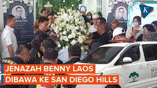 Detik-detik Jenazah Benny Laos Dibawa ke San Diego Hills