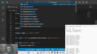 Node.js OfficeGen Example to Generate Excel Files By Adding Data inside Cells & Sheets in Javascript