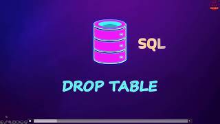 SQL DROP TABLE | SQL for Data Science 2025 🌟🎉