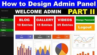 31. How to design make admin panel page in HTML PHP, side dropdown navigation, cyber warriors