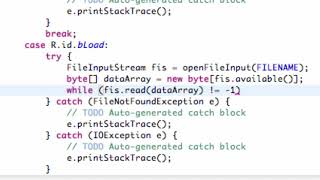 Android Developing Applications Tutorial 100 File Input Stream