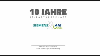 10 years of collaboration between Siemens and AfB