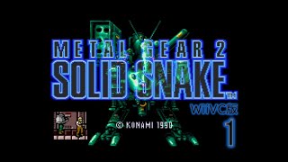 初代Wii VC版その1 MSX2「メタルギア 2 ソリッド・スネーク」(METAL GEAR 2 SOLID SNAKE) konami コナミ MSX