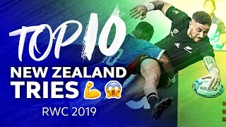 ALL BLACKS MAGIC ✨ Top 10 New Zealand Tries | Rugby World Cup 2019