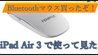 iPad Air 3 に「ブルートゥースマウス FENIFOX 」を購入して設定してみた