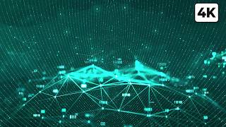 Digital Data Network Loop | 10 Minute Loop | 4K Tech Background