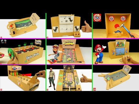 Compilation of 10 fantastic cardboard games