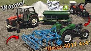 Test Ursusa 4011 4x4! Czy da radę ? Wapno i Gruberowanie | 3x Ursus | #24 Farming Simulator 25