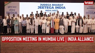 The Wire Live : Opposition Meeting in Mumbai Live