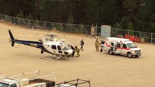 CHP H20 ready to transport patient to a local trauma center