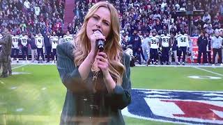 German National Anthem Historic first NFL American Football in Germany