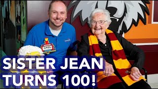 Sister Jean turns 100! Loyola University celebrates beloved nun's birthday