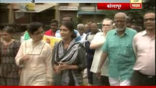 Kolhapur : Morning walk to protest Dabholkar Pansare Murder