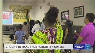 Group's demands for forgotten graves
