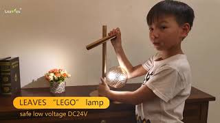 Upgrade of magnet track light Lego table lamp Diy light DC24V