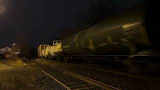 NS 1837 SD70ACC leads NS 18G with a Nice K5LA \u0026 a Shiny AC44C6M through Piscataway,NJ!