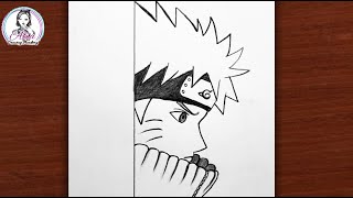 Naruto Drawing Easy | Drawing with Pencil Step by Step | How to draw Anime Step by Step