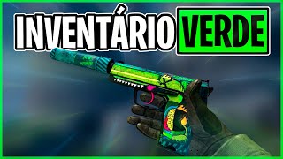 MELHOR INVENTÁRIO VERDE BARATO | CS:GO (2022)