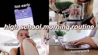 5am school morning routine + day in my life vlog