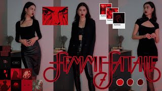 DARK FEMME FATALE 💋🍷🥀 Составляю Образы В Стиле Темная Женская Энергия