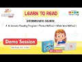 Learn To Read - Intermediate Program - Demo Session | ClassMonitor