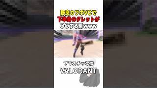 野良のカワボVＣで下半身のタレットが〇〇してしまう男の配信がヤバすぎるｗｗｗ#valorant  #プラスチック帯 #shorts