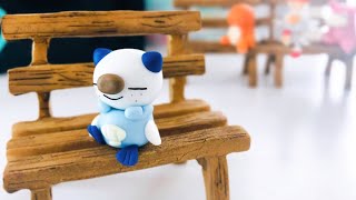 【粘土】たそがれミジュマルつくってみた【ポケモン】クレイアート pokémon polymer clay art