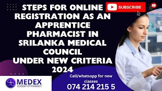 ONLINE APPRENTICE PHARMACIST REGISTRATION PROCESS GUIDE (NEW CRITERIA 2024)