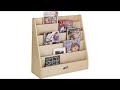 review the back to school supplies ecr4kids birch hardwood single sided book case display stand..