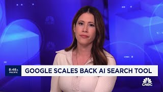 Google scales back AI search tool after users report bizarre results