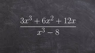Simplify a rational expression