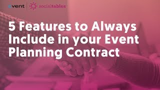 Event Planning Contract Essentials: 5 Clauses to Include