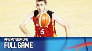 Serbia v Germany - Full Game - CL 9-10 - FIBA U16 European Championship 2016